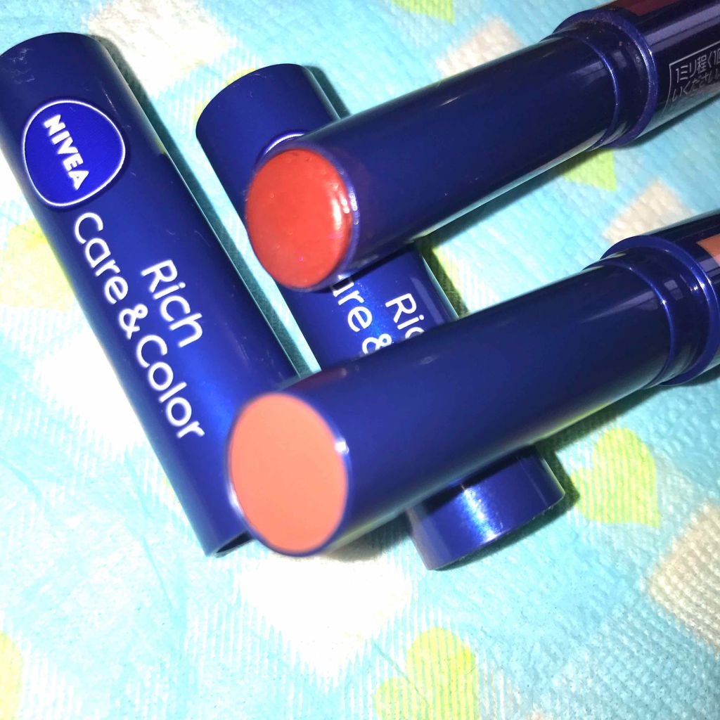 ニベア リッチケア＆カラーリップ/ニベア/リップクリームを使ったクチコミ（1枚目）