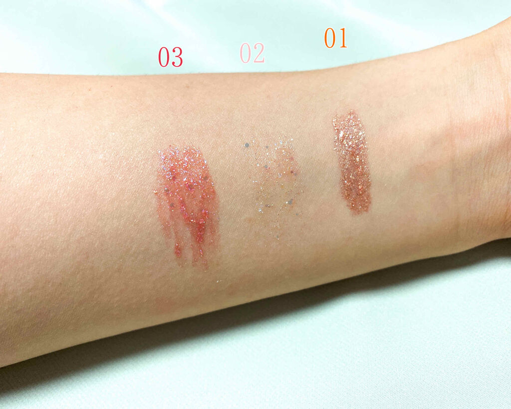 グリッターライナー/b idol/グリッターを使ったクチコミ（2枚目）