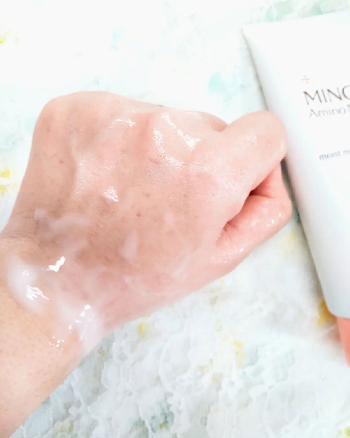 ミノン アミノモイスト モイストミルキィ クレンジング/ミノン/ミルククレンジングを使ったクチコミ(3枚目)