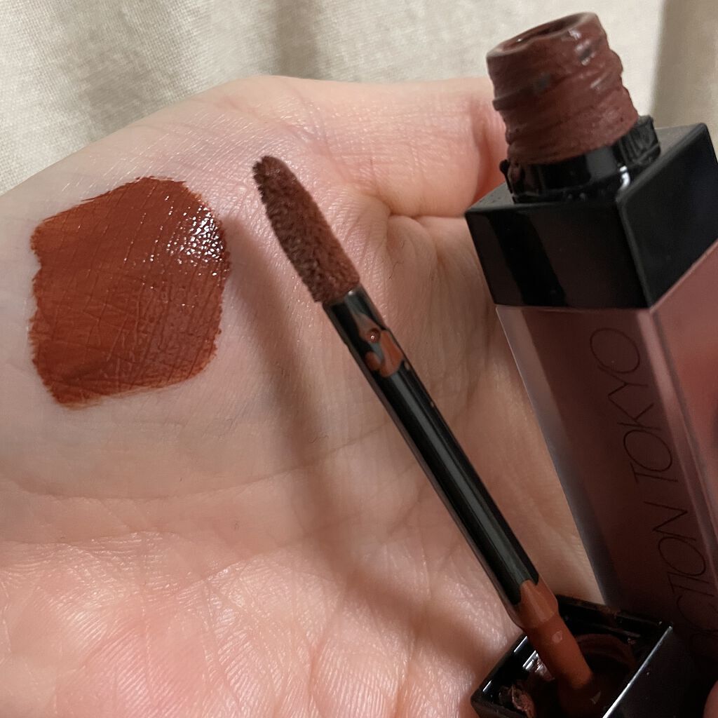 アディクション ザ マット リップ リキッド 013 Bordeaux Brown/ADDICTION/口紅を使ったクチコミ（2枚目）