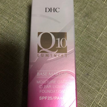 Q10 モイスチュアケア クリアリキッドファンデーション/DHC/リキッドファンデーションを使ったクチコミ（1枚目）