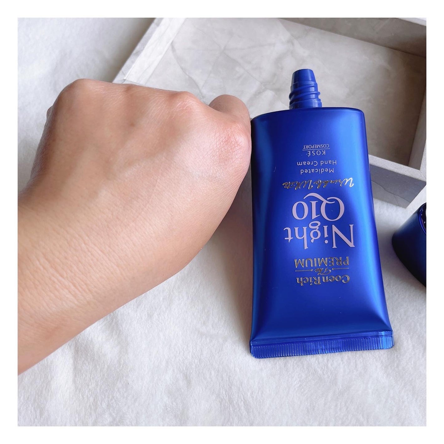 コエンリッチ ザ プレミアム 薬用リンクルナイト ハンドクリーム 【医薬部外品】/コエンリッチQ10/ハンドクリームを使ったクチコミ(4枚目)