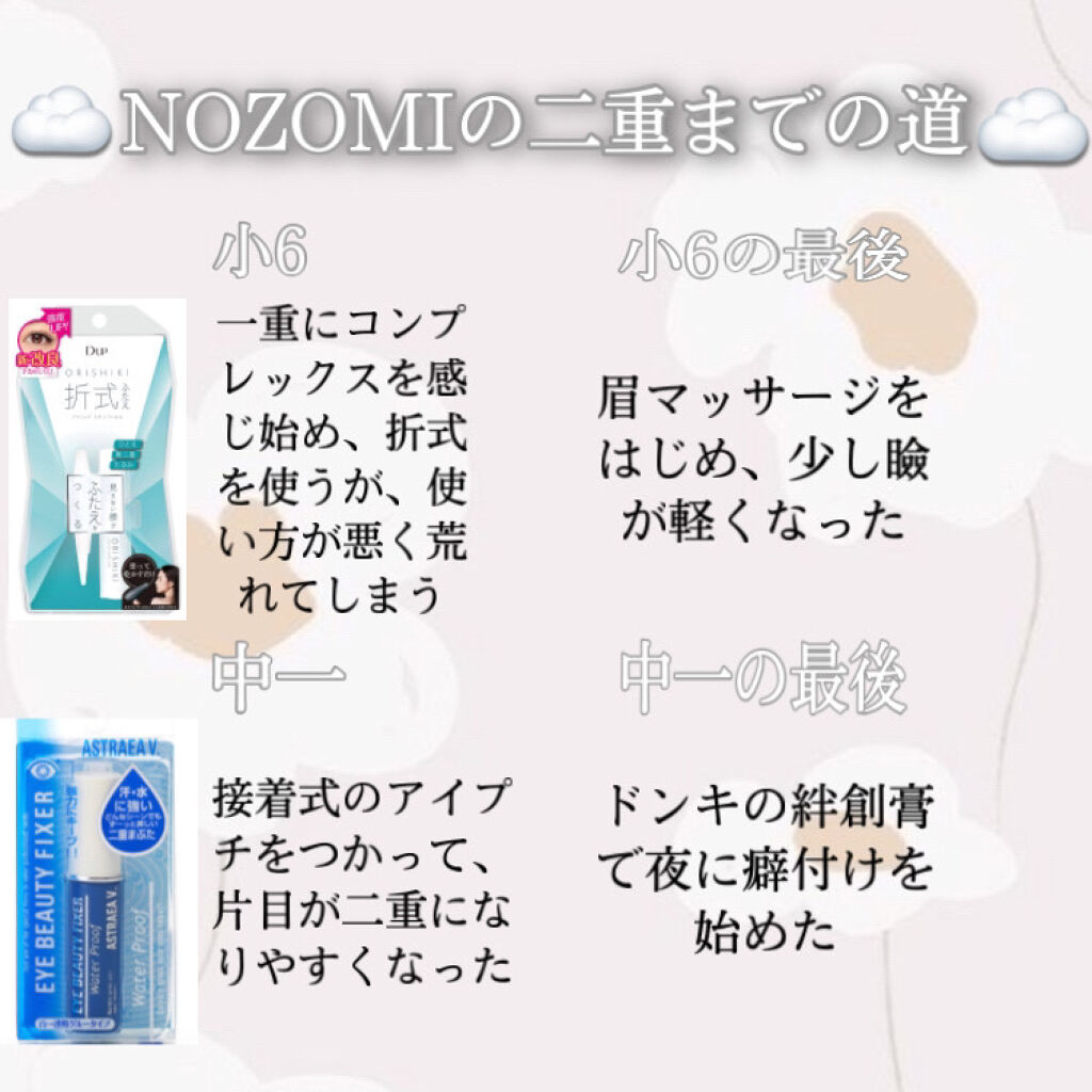 アイビューティー フィクサー WP/アストレア ヴィルゴ/二重まぶた用アイテムを使ったクチコミ（2枚目）