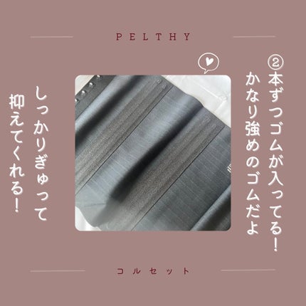 リセットコルセット/PELTHY/ボディグッズを使ったクチコミ(4枚目)