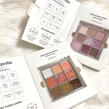 グリッターペディアアイパレット/unleashia/アイシャドウパレットを使ったクチコミ(9枚目)