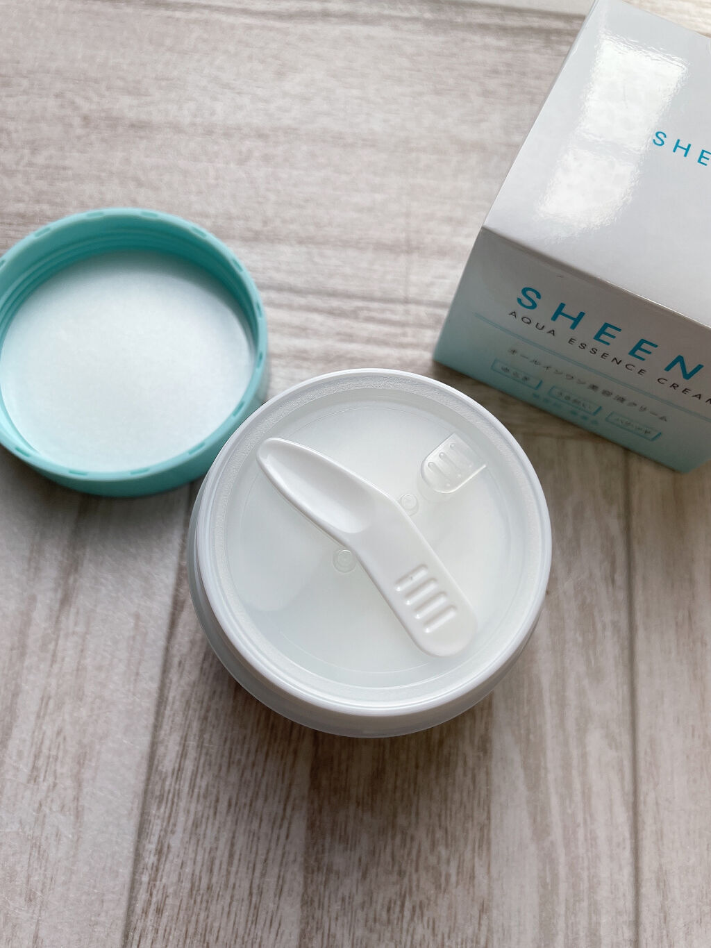 アクアエッセンスクリーム/SHEENY/フェイスクリームを使ったクチコミ（3枚目）