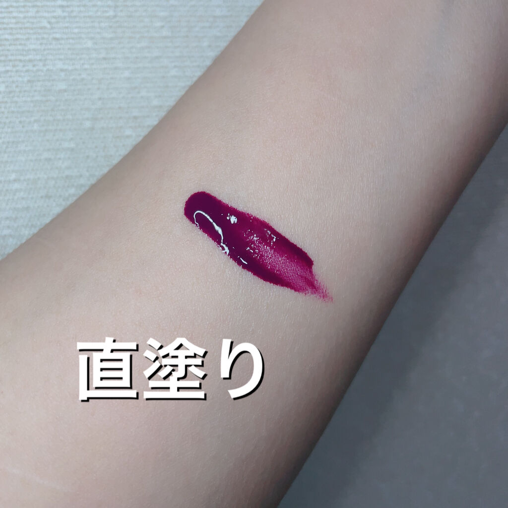 コンフォート リップオイル インテンス 02 インテンス プラム(限定カラー)/CLARINS/リップグロスを使ったクチコミ（3枚目）