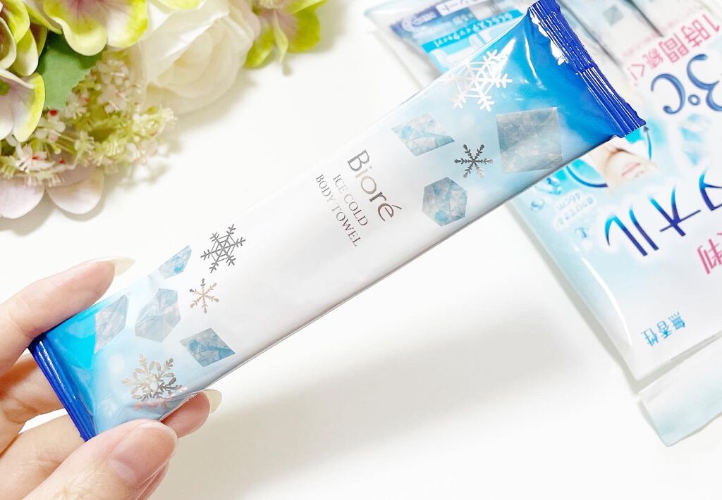 冷タオル 無香性/ビオレ/ボディシートを使ったクチコミ（2枚目）