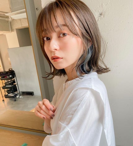 金子颯汰 on LIPS 「ボブでも長さがあって結べるボブが人気◎少し長めの肩上ボブ☺︎チ..」(4枚目)