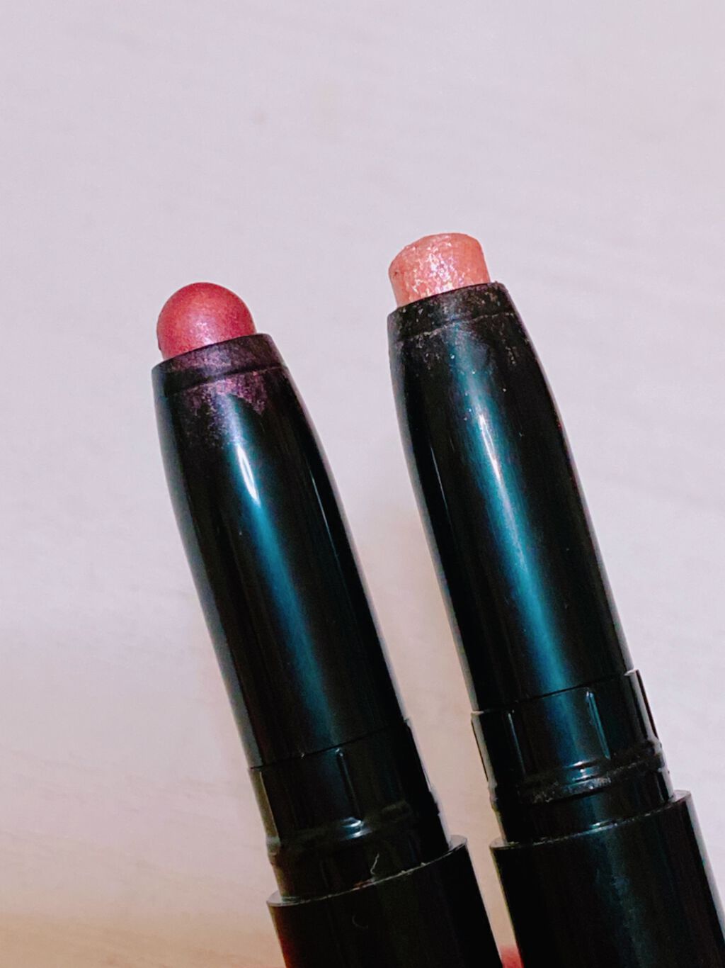 UR GLAM　EYESHADOW STICK 01 ライトピンク/U R GLAM/スティックアイシャドウを使ったクチコミ（2枚目）