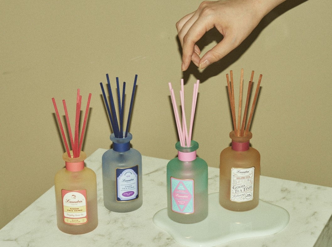 ランドリンの人気ティーフレグランス「GOOD TEA TIME」の4つの香りから「ルームディフューザー」が登場!の画像
