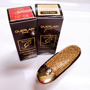 GUERLAIN ルージュ ジェ サテンのクチコミ「ケースのビジューに惹かれて購入をしようと思いましたが、欲しかったビジューは売り切れていたので、.....」（1枚目）