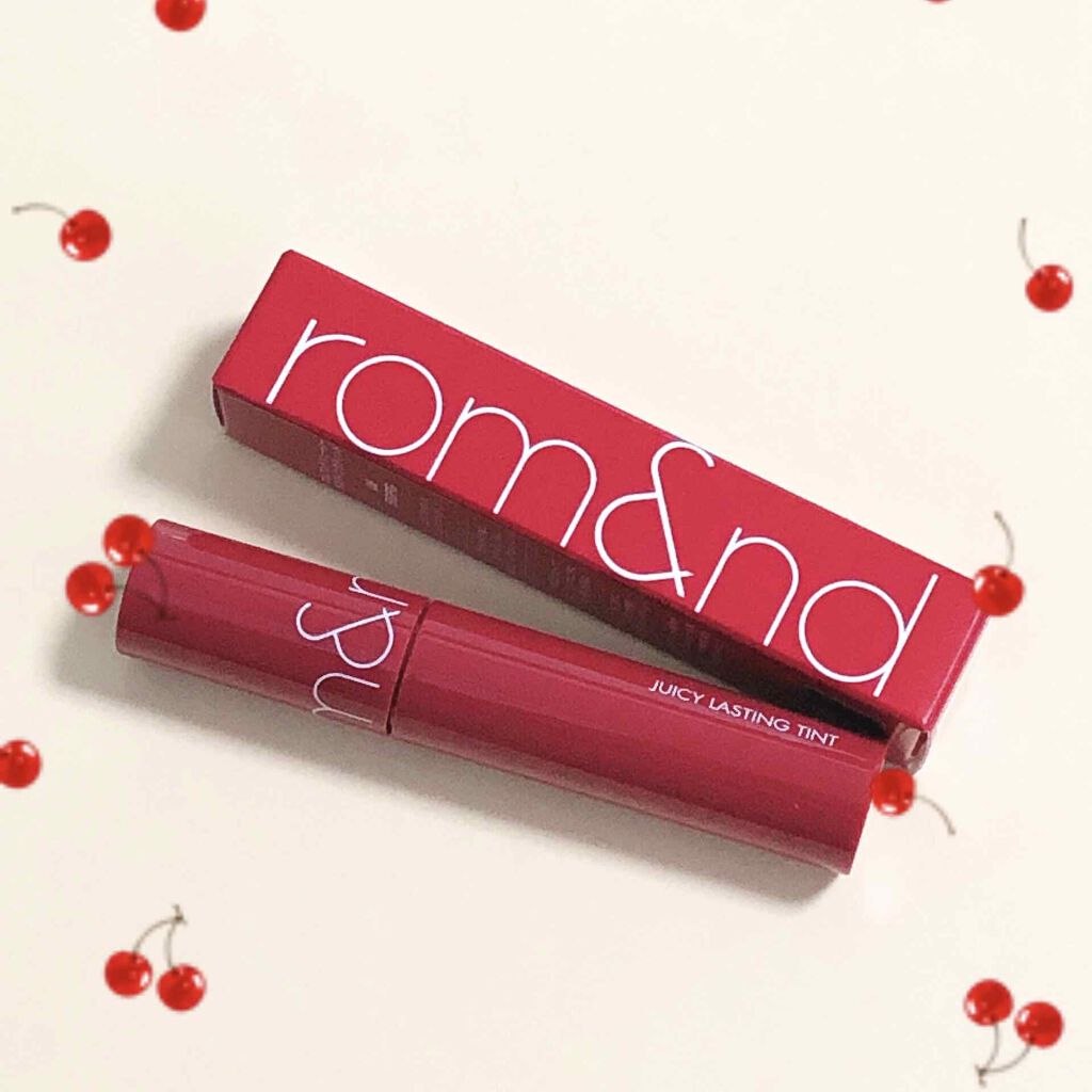 ジューシーラスティングティント/rom&nd/リップティントを使ったクチコミ（1枚目）