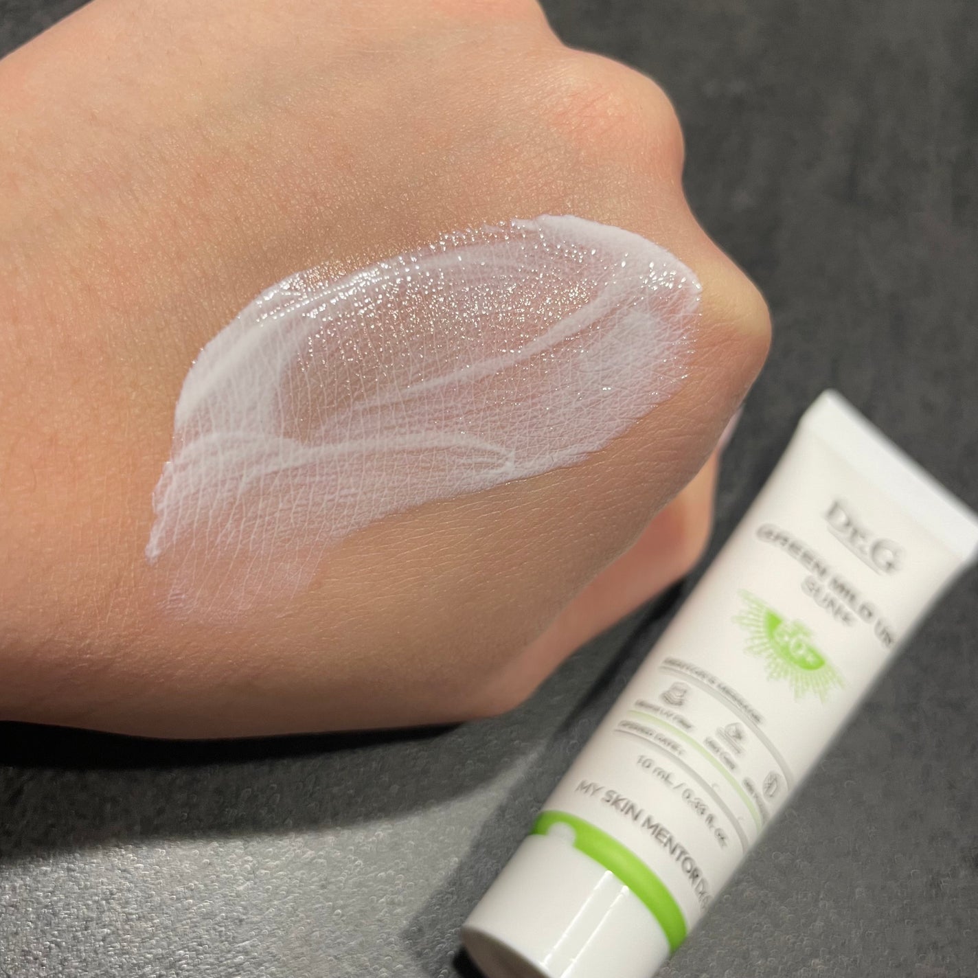 グリーンマイルドアップサンプラス/Dr.G/日焼け止めクリームを使ったクチコミ(1枚目)