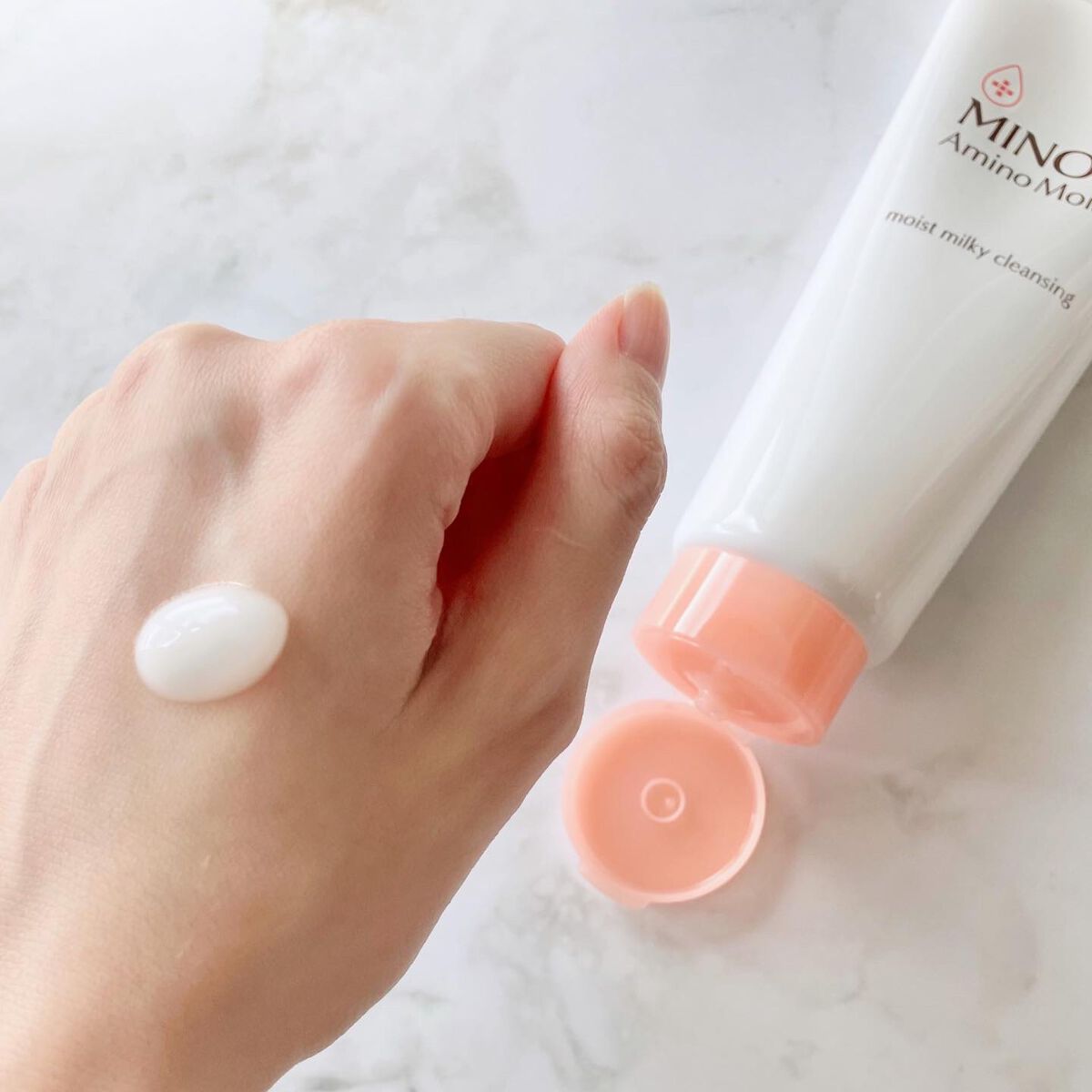 ミノン アミノモイスト モイストミルキィ クレンジング/ミノン/ミルククレンジングを使ったクチコミ(2枚目)