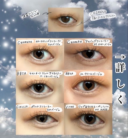 カラーミキシングコンシーラー/キャンメイク/パレットコンシーラーを使ったクチコミ(4枚目)