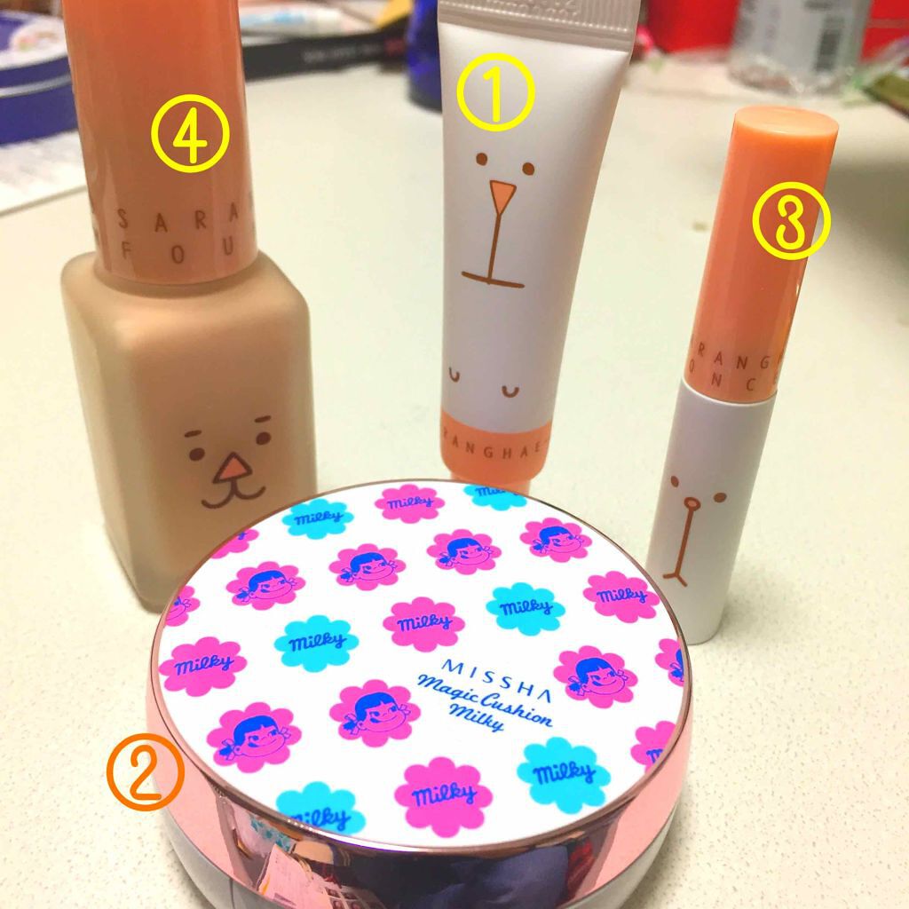 M クッションベース（ミルキー）/MISSHA/化粧下地を使ったクチコミ（1枚目）