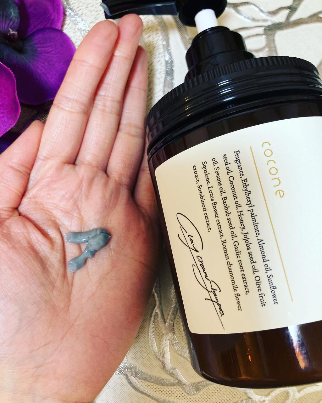 クレイクリームシャンプー(モイスト)/cocone/市販シャンプーを使ったクチコミ(4枚目)