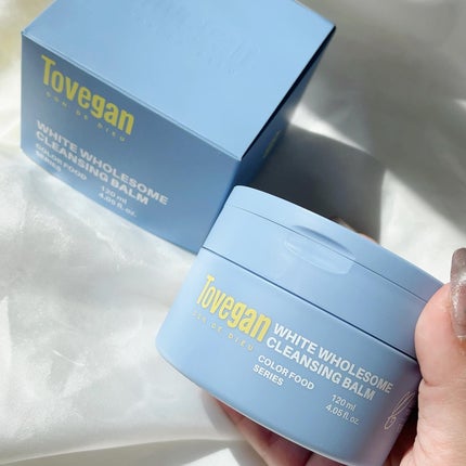 カラーフードシリーズホワイトホールサムクレンジングバーム/Tovegan/クレンジングバームを使ったクチコミ(1枚目)