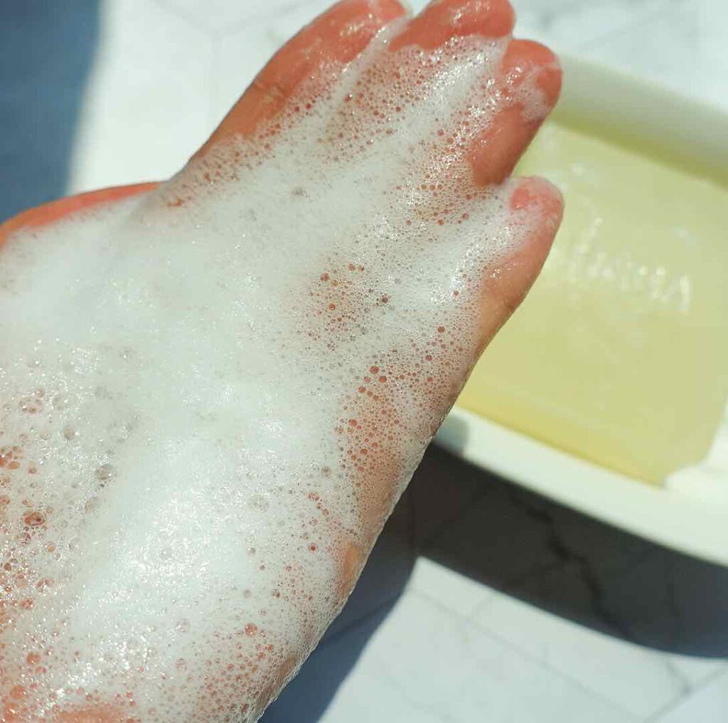 スクワフェイシャルソープ/HABA/洗顔石鹸を使ったクチコミ（2枚目）