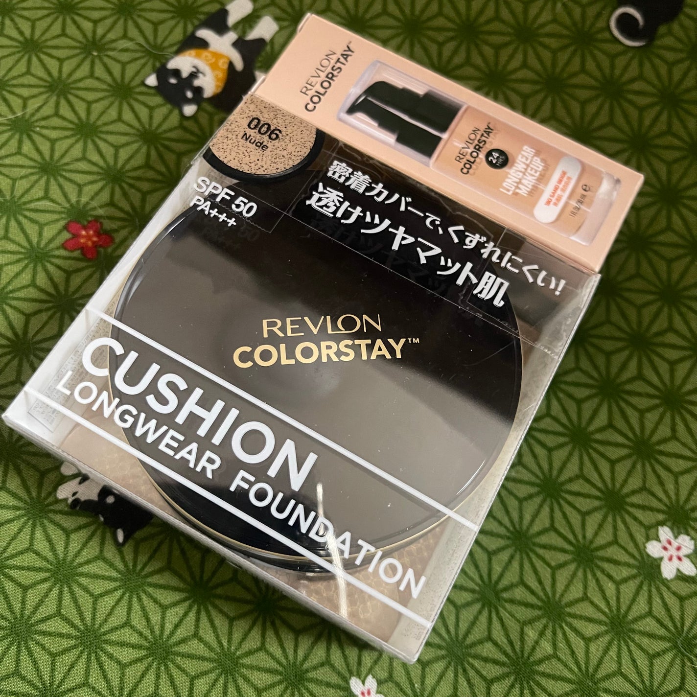 カラーステイ クッション ロングウェア ファンデーション/REVLON/クッションファンデーションを使ったクチコミ(1枚目)