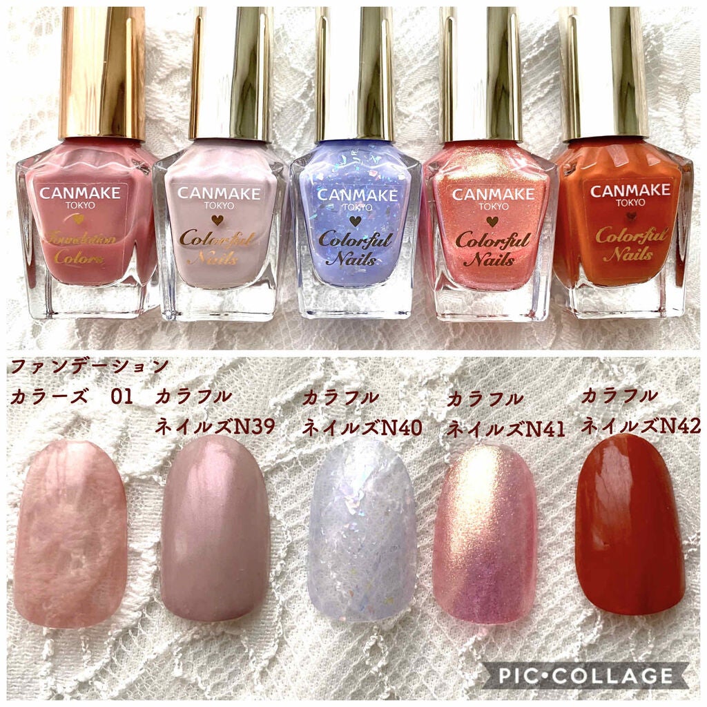 カラフルネイルズ/キャンメイク/マニキュアを使ったクチコミ(3枚目)