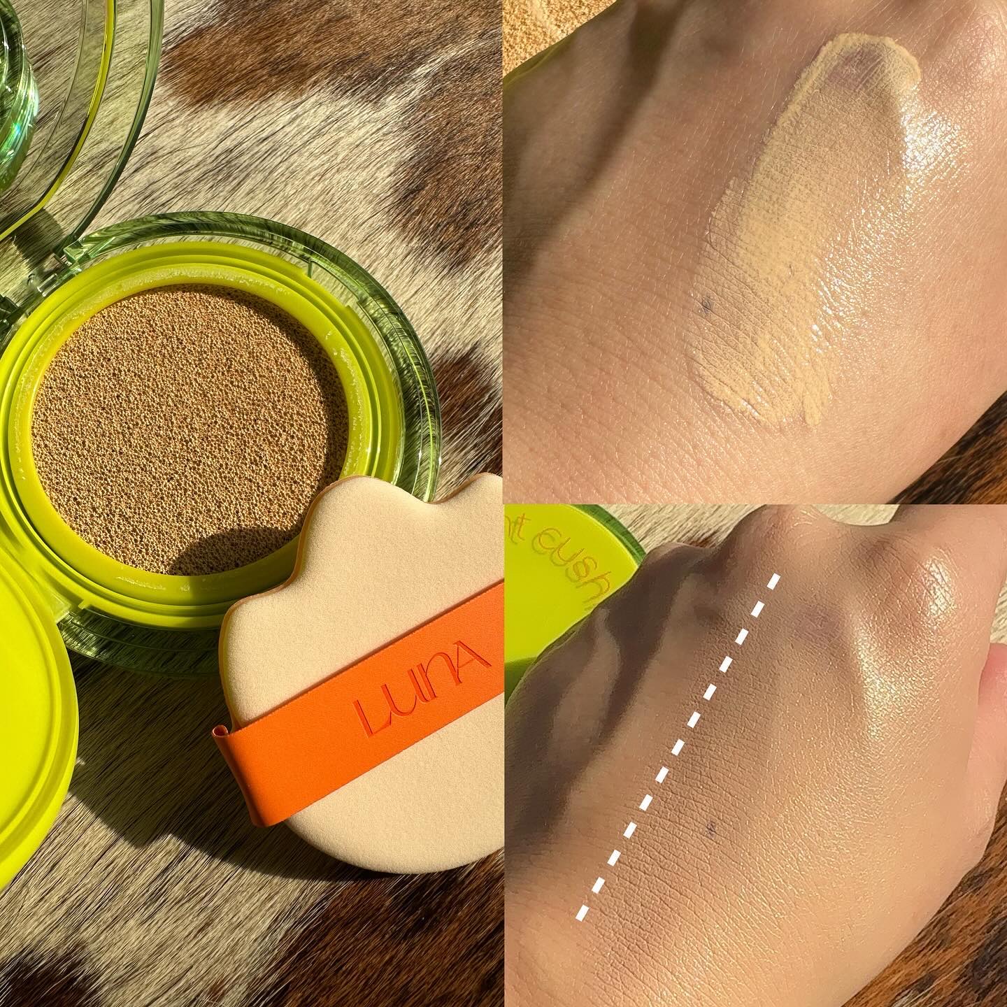 コンフィーライトクッション/LUNA/クッションファンデーションを使ったクチコミ（3枚目）