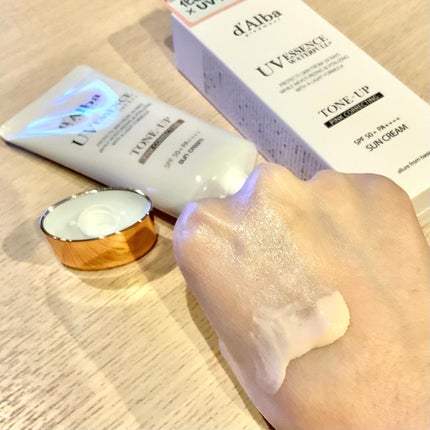 ダルバ ウォータフル トーンアップ サンクリーム(パープル)/ダルバ/日焼け止めクリームを使ったクチコミ(7枚目)