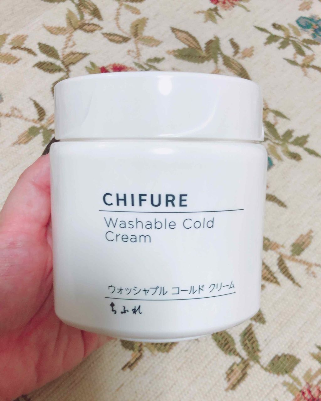 ウォッシャブル コールド クリーム/ちふれ/クレンジングクリームを使ったクチコミ（1枚目）