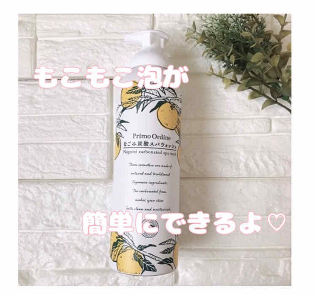 なごみ炭酸スパウォッシュ/プリモディーネ/泡洗顔を使ったクチコミ(1枚目)