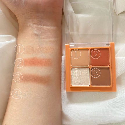 ベターザンアイズ ミュージックシリーズ/rom&nd/アイシャドウパレットを使ったクチコミ(2枚目)