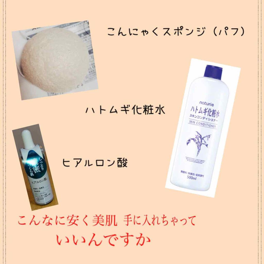 ハトムギ化粧水(ナチュリエ スキンコンディショナー R )/ナチュリエ/化粧水を使ったクチコミ（1枚目）