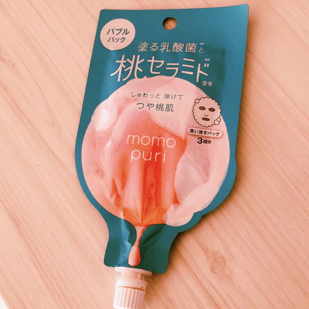 ももぷり フレッシュバブルパック/ももぷり/洗い流すパック・マスクを使ったクチコミ（1枚目）