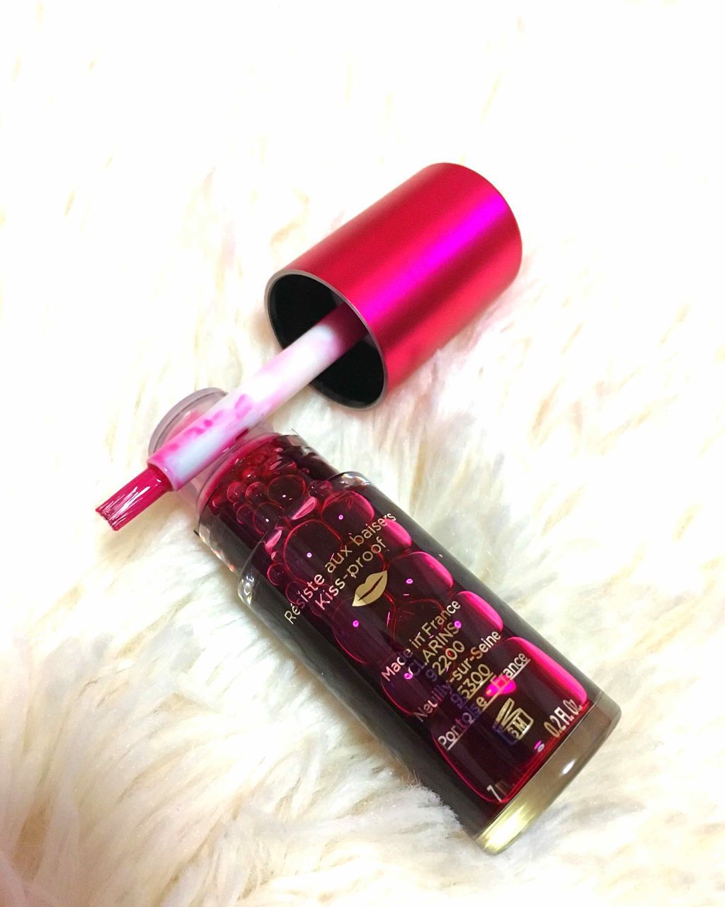 CLARINS ウォーターリップ ステインのクチコミ「クラランス    ウォーター リップ ステイン
                       .....」（2枚目）