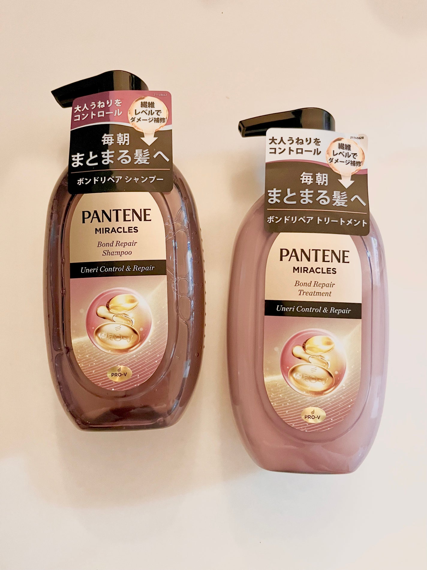 ミラクルズ うねりコントロール&リペア ボンドリペア シャンプー/トリートメント/パンテーン/市販シャンプーを使ったクチコミ(1枚目)