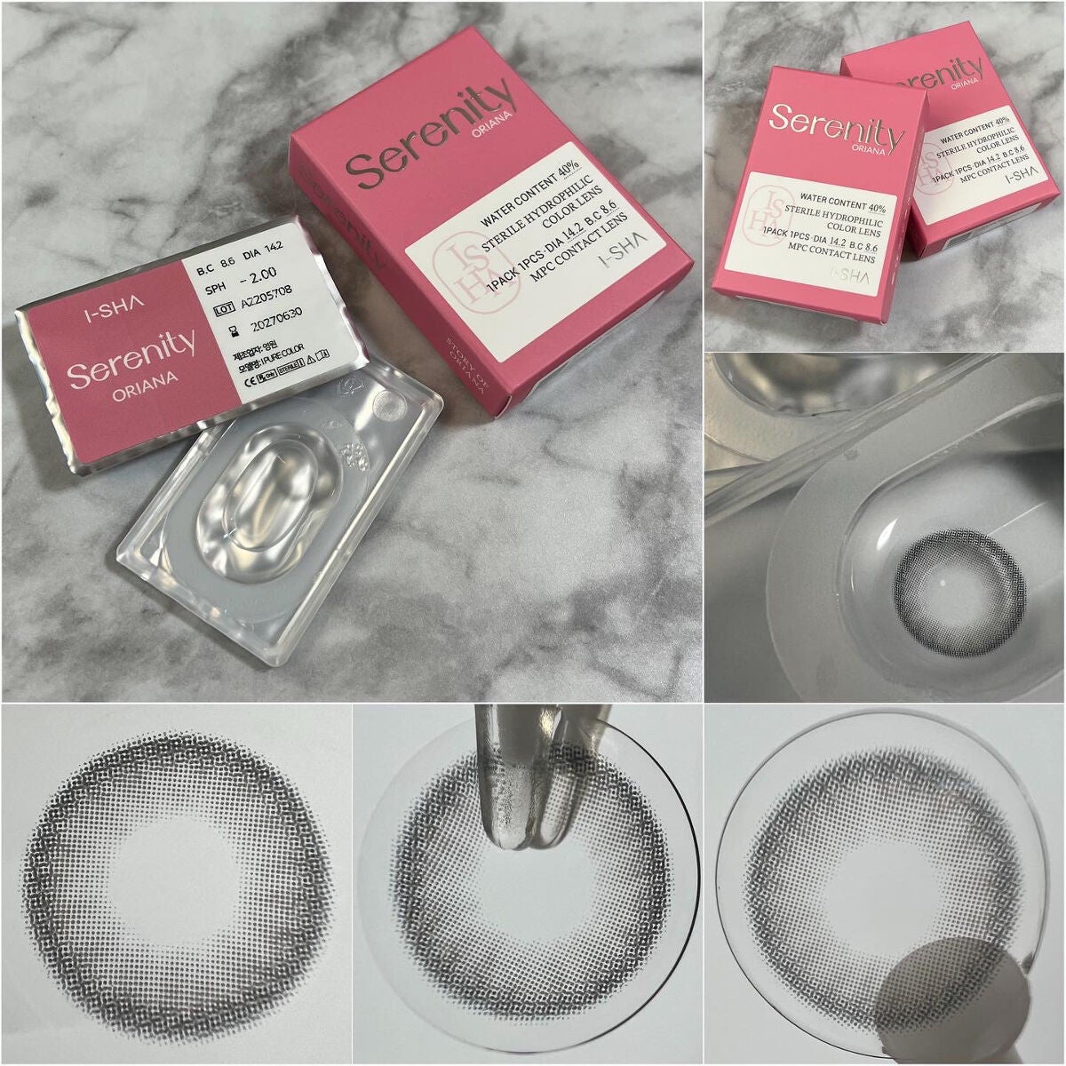 Serenity/i-sha/カラーコンタクトレンズを使ったクチコミ(6枚目)