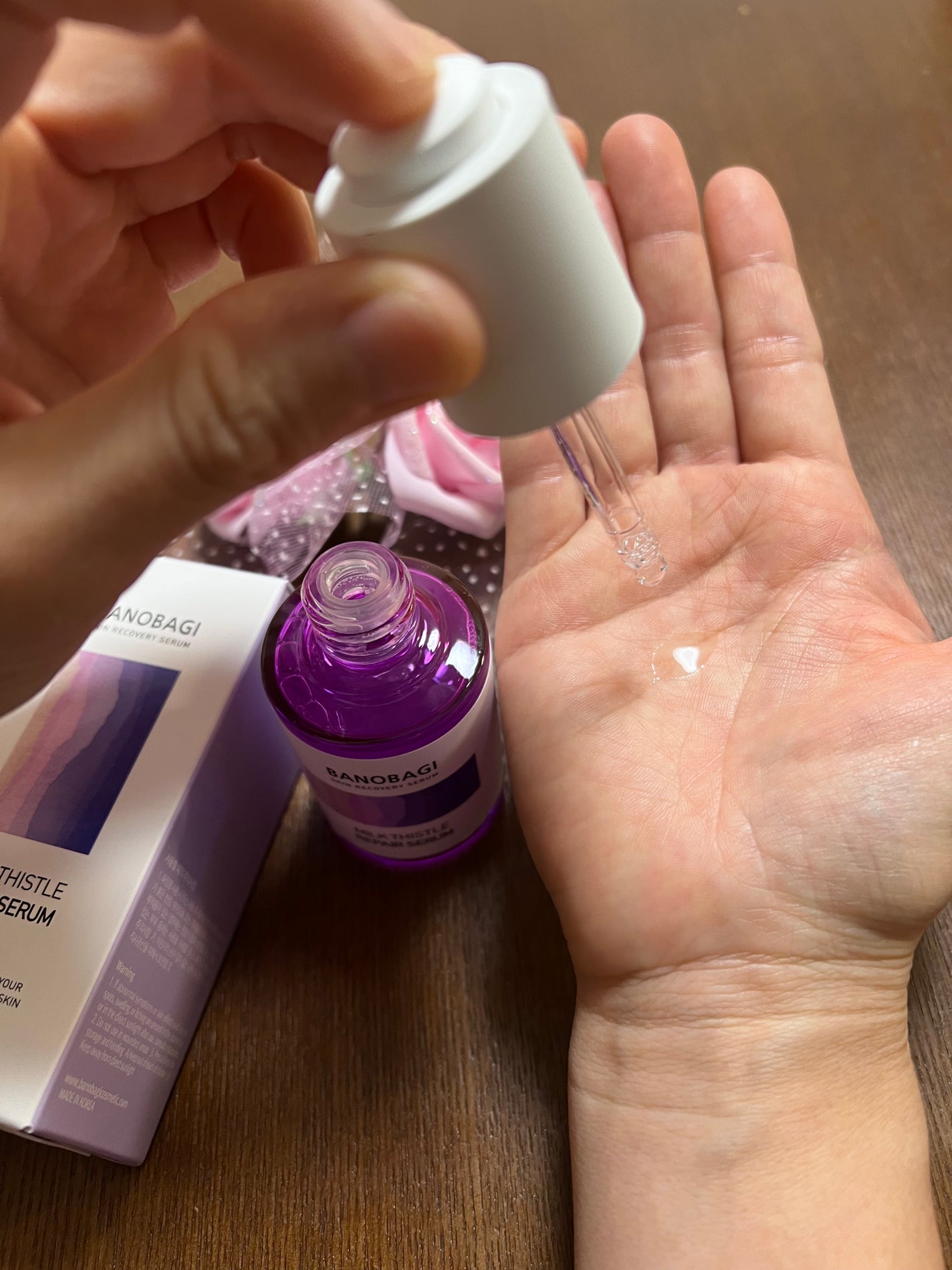 ミルクシスル リペアセラム/BANOBAGI/美容液を使ったクチコミ(2枚目)