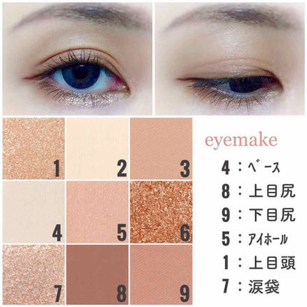 シャドウパレット/dasique/アイシャドウパレットを使ったクチコミ(4枚目)