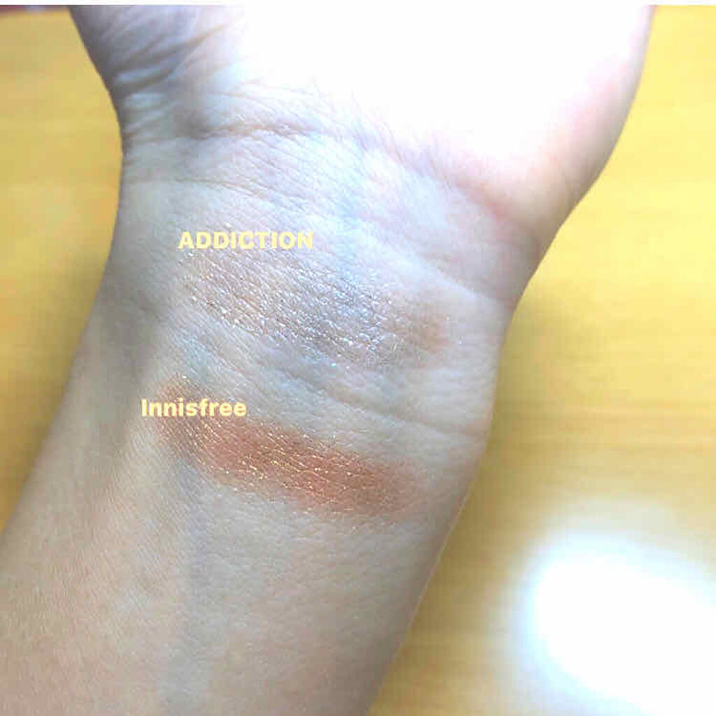 マイアイシャドウ グリッター/innisfree/単色アイシャドウを使ったクチコミ（2枚目）