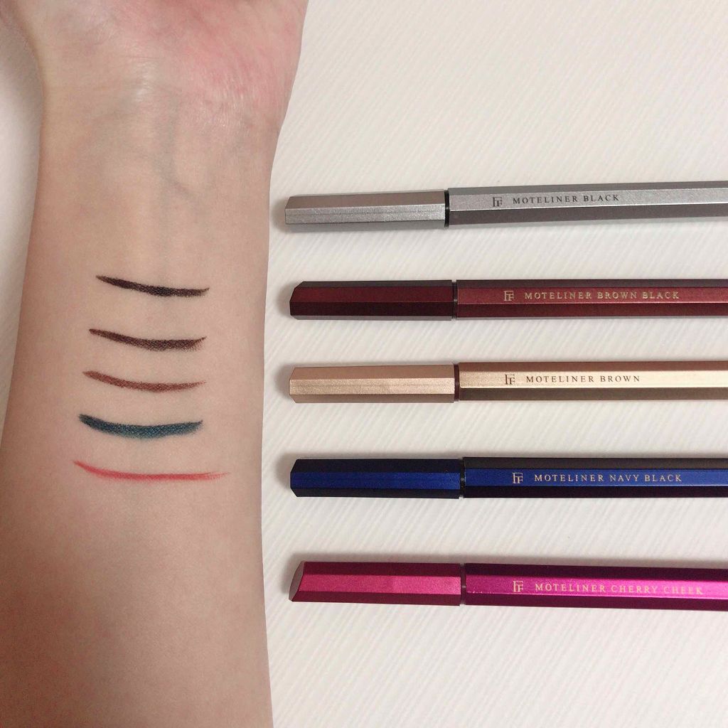 モテライナー リキッド/UZU BY FLOWFUSHI/リキッドアイライナーを使ったクチコミ（2枚目）