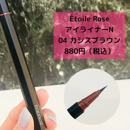 エトワルローズ アイライナーN/Étoile Rose/リキッドアイライナーを使ったクチコミ(2枚目)
