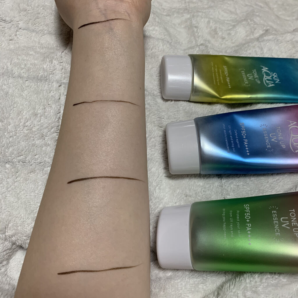 スキンアクア トーンアップUVエッセンス/スキンアクア/日焼け止めクリームを使ったクチコミ（3枚目）