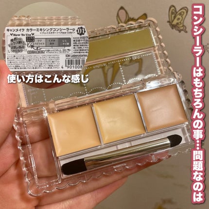 カラーミキシングコンシーラー/キャンメイク/パレットコンシーラーを使ったクチコミ(2枚目)