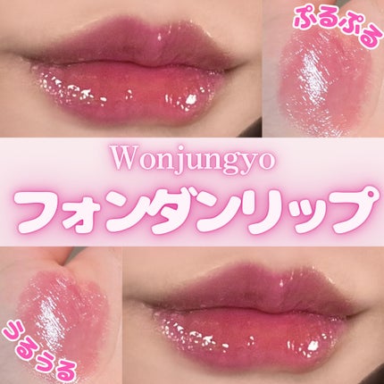 ウォンジョンヨ フォンダンリップ/Wonjungyo/口紅を使ったクチコミ(1枚目)