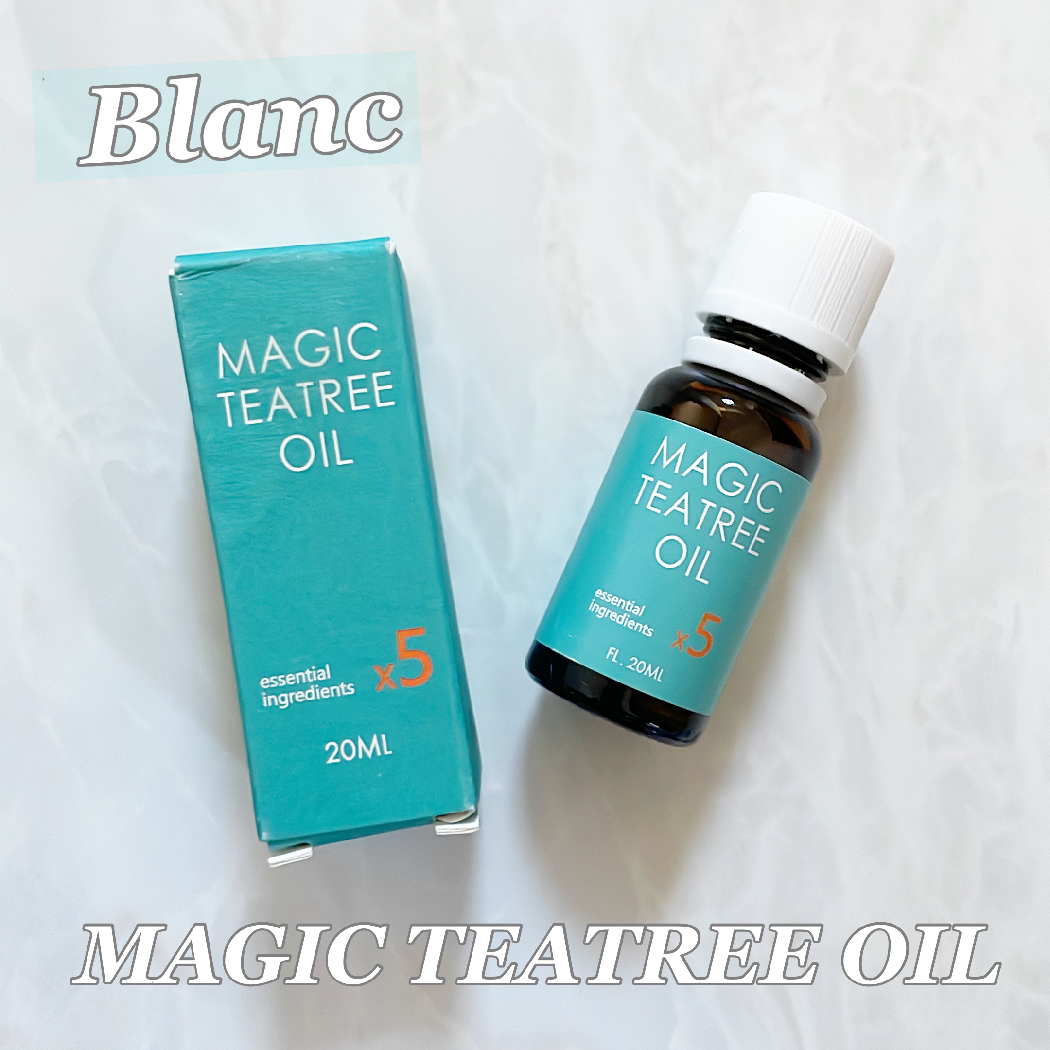 マジックティーツリーオイル/ブラン/フェイスオイルを使ったクチコミ（1枚目）