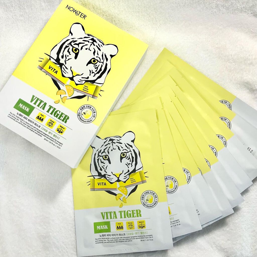ビタタイガーマスク/NOWATER/シートマスク・パックを使ったクチコミ(1枚目)