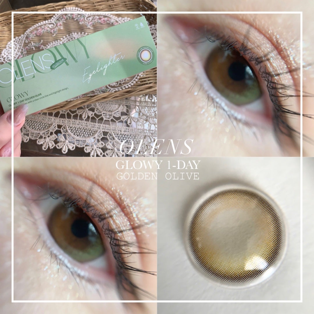 Glowy 1day/OLENS/ワンデー(1DAY)カラコンを使ったクチコミ(1枚目)