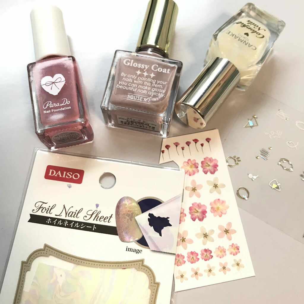 グロッシーコート/スキューズミー/オールインワンネイルを使ったクチコミ（2枚目）