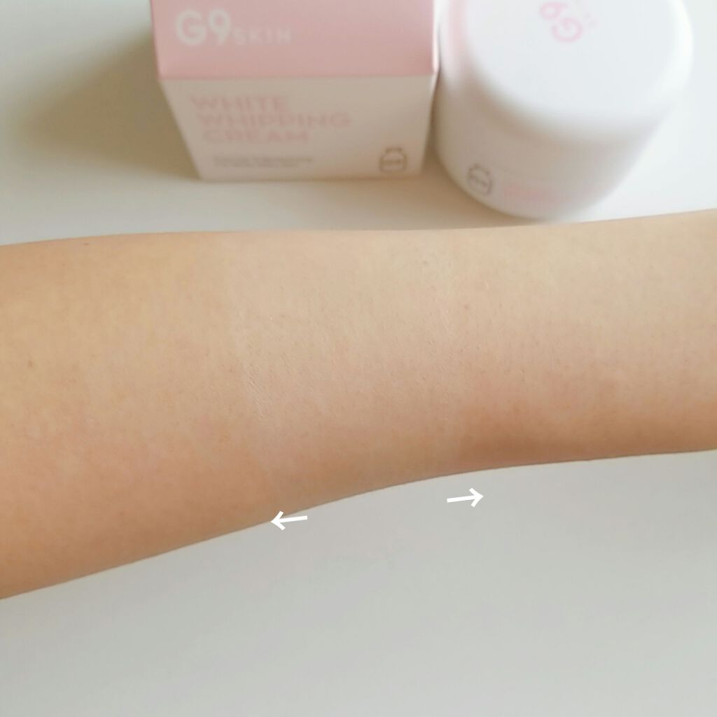 WHITE WHIPPING CREAM(ウユクリーム)/G9SKIN/化粧下地を使ったクチコミ(3枚目)