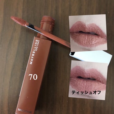 SPステイ マットインク/MAYBELLINE NEW YORK/口紅を使ったクチコミ（3枚目）